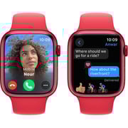 Apple Watch Series 9 GPS 41mm (PRODUCT)RED Aluminum Case with (PRODUCT)RED Sport Band S/M – Middle East Version