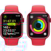 Apple Watch Series 9 GPS 41mm (PRODUCT)RED Aluminum Case with (PRODUCT)RED Sport Band S/M – Middle East Version