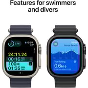 Apple Watch Ultra 2 GPS + Cellular 49mm Natural Titanium Case with Tan Alpine Loop - M