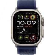 Apple Watch Ultra 2 GPS + Cellular 49mm Natural Titanium Case with Blue Trail Loop - M/L