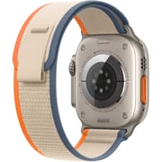 Apple Watch Ultra 2 GPS + Cellular 49mm Titanium Case with Beige Orange Trail Loop M/L – Middle East Version