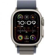 Apple Watch Ultra 2 GPS + Cellular 49mm Titanium Case with Blue Alpine Loop S – Middle East Version
