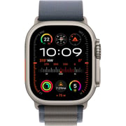 Apple Watch Ultra 2 GPS + Cellular 49mm Titanium Case with Blue Alpine Loop M – Middle East Version