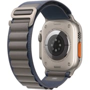 Apple Watch Ultra 2 GPS + Cellular 49mm Titanium Case with Blue Alpine Loop S – Middle East Version