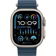 Apple Watch Ultra 2 GPS + Cellular 49mm Titanium Case with Blue Ocean Band – Middle East Version