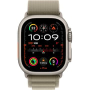 Apple Watch Ultra 2 GPS + Cellular 49mm Titanium Case with Olive Alpine Loop L – Middle East Version