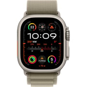 Apple Watch Ultra 2 GPS + Cellular 49mm Titanium Case with Olive Alpine Loop S – Middle East Version