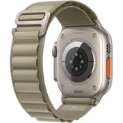 Apple Watch Ultra 2 GPS + Cellular 49mm Titanium Case with Olive Alpine Loop M – Middle East Version