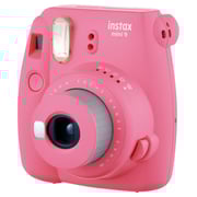 Fujifilm Instax Mini 9 Instant Film Camera Flamingo Pink + 10 Sheets