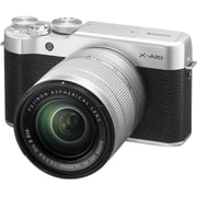 Fujifilm X-A10 Mirrorless Digital Camera Silver With XC 16-50mm Lens