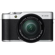 Fujifilm X-A10 Mirrorless Digital Camera Silver With XC 16-50mm Lens