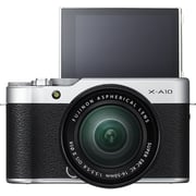 Fujifilm X-A10 Mirrorless Digital Camera Silver With XC 16-50mm Lens