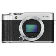Fujifilm X-A10 Mirrorless Digital Camera Silver With XC 16-50mm Lens