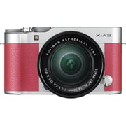 Fujifilm X-A3 Mirrorless Digital Camera Pink With XC 16-50mm Lens