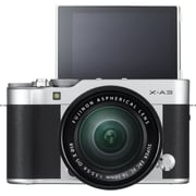 Fujifilm X-A3 Mirrorless Digital Camera Silver With XC 16-50mm Lens