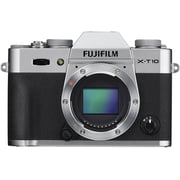 Fujifilm Mirrorless Digital Camera Silver Body Only X-T10