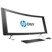HP ENVY Curved 34-A200NE All-in-One Desktop - Core i7 2.8GHz 8GB 1TB 2GB Win10 34inch WQHD Black