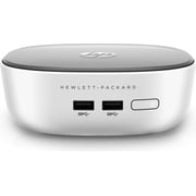 HP Pavilion Mini 300-030NE Desktop - Core i3 1.9GHz 4GB 1TB Shared Win8.1 Snow White English/Arabic Keyboard