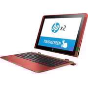 HP x2 10-P000NE Convertible Touch Laptop - Atom 1.44GHz 2GB 32GB Shared Win10 10.1inch WXGA Red