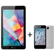 ILife Itell K4700 Tablet - Android WiFi+4G 16GB 1GB 7inch Silver + Fivo Mini Smartphone