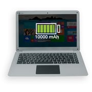 ILife Zed Air Notebook IL1406G232WAS Laptop - Atom 1.8GHz 2GB 32GB Shared Win10.1 14inch HD Silver English/Arabic Keyboard
