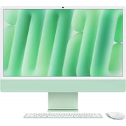 Apple iMac 24-inch (2024) - M4 with 8-Core CPU / 16GB RAM / 256GB SSD / 8-core GPU / macOS Sequoia / English & Arabic Keyboard / Green / Middle East Version