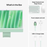 Apple iMac 24-inch (2024) - M4 with 8-Core CPU / 16GB RAM / 256GB SSD / 8-core GPU / macOS Sequoia / English & Arabic Keyboard / Green / Middle East Version