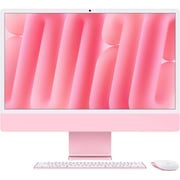 Apple iMac 24-inch (2024) - M4 with 10-Core CPU / 16GB RAM / 512GB SSD / 10-core GPU / macOS Sequoia / English & Arabic Keyboard / Pink / Middle East Version