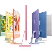 Apple iMac 24-inch (2024) - M4 with 10-Core CPU / 16GB RAM / 512GB SSD / 10-core GPU / macOS Sequoia / English & Arabic Keyboard / Pink / Middle East Version