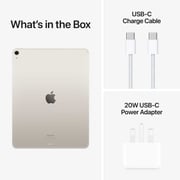 13-inch iPad Air M2 (2024) Wi-Fi + Cellular 512GB - Starlight Middle East Version with FaceTime