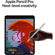 11-inch iPad Pro M4 (2024) Wi-Fi 256GB with standard glass - Silver Middle East Version with FaceTime