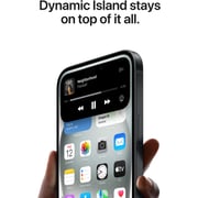 هاتف ايفون آبل ١٥ سعة ١٢٨ جيجابايت باللون أسود مع تطبيق فيس تايم - إصدار الشرق الأوسط 