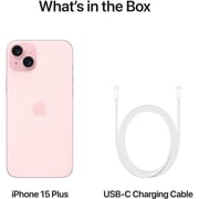 Apple iPhone 15 Plus (128GB) - Pink Middle East Version with FaceTime