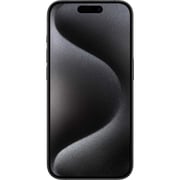 هاتف ايفون آبل  ١٥ برو سعة ٥١٢ جيجابايت تيتانيوم أسود مع تطبيق فيس تايم - إصدار الشرق الأوسط 