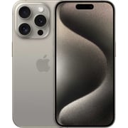 Apple iPhone 15 Pro (256GB) - Natural Titanium Middle East Version with FaceTime