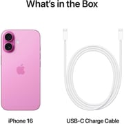 Apple iPhone 16 (128GB) - Pink Middle East Version with FaceTime