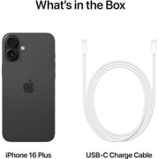 Apple iPhone 16 Plus (256GB) - Black Middle East Version with FaceTime