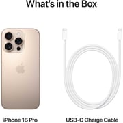 Apple iPhone 16 Pro (256GB) - Desert Titanium Middle East Version with FaceTime