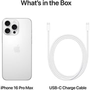 Apple iPhone 16 Pro Max (256GB) - White Titanium - Pre-order