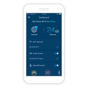 Linksys WHW0301-UK Velop Tri-Band AC2200 Whole Home Wi-Fi Mesh System, Router Replacement for Home Network - White, Pack of 1