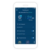 Linksys WHW0301-UK Velop Tri-Band AC2200 Whole Home Wi-Fi Mesh System, Router Replacement for Home Network - White, Pack of 1