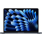 Apple MacBook Air 13-inch (2024) - M3 with 8-core CPU / 8GB RAM / 256GB SSD / 8-core GPU / macOS Sonoma / English Keyboard / Midnight / Middle East Version