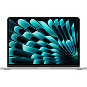 Apple MacBook Air 13-inch (2024) - M3 with 8-core CPU / 16GB RAM / 512GB SSD / 10-core GPU / macOS Sonoma / English & Arabic Keyboard / Silver / Middle East Version