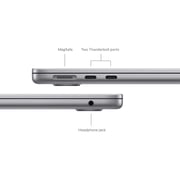 Apple MacBook Air 13-inch (2024) - M3 with 8-core CPU / 24GB RAM / 512GB SSD / 10-core GPU / macOS Sonoma / English Keyboard / Space Grey / Middle East Version