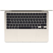 Apple MacBook Air 13-inch (2024) - M3 with 8-core CPU / 16GB RAM / 512GB SSD / 10-core GPU / macOS Sonoma / English Keyboard / Starlight / Middle East Version