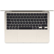 Apple MacBook Air 13-inch (2024) - M3 with 8-core CPU / 8GB RAM / 256GB SSD / 8-core GPU / macOS Sonoma / English & Arabic Keyboard / Starlight / Middle East Version
