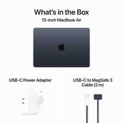Apple MacBook Air 15-inch (2024) - M3 with 8-core CPU / 8GB RAM / 512GB SSD / 10-core GPU / macOS Sonoma / English & Arabic Keyboard / Midnight / Middle East Version