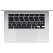 Apple MacBook Air 15-inch (2024) - M3 with 8-core CPU / 8GB RAM / 512GB SSD / 10-core GPU / macOS Sonoma / English & Arabic Keyboard / Silver / Middle East Version