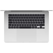 Apple MacBook Air 15-inch (2024) - M3 with 8-core CPU / 16GB RAM / 512GB SSD / 10-core GPU / macOS Sonoma / English Keyboard / Silver / Middle East Version