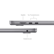 Apple MacBook Air 15-inch (2024) - M3 with 8-core CPU / 8GB RAM / 512GB SSD / 10-core GPU / macOS Sonoma / English & Arabic Keyboard / Space Grey / Middle East Version